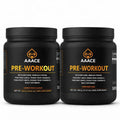 AAACE 2x Pre-Workout Saver Bundle - 320g Summer Fries Flavour - Recover Hard Rebuild Strong - Power Your Comeback