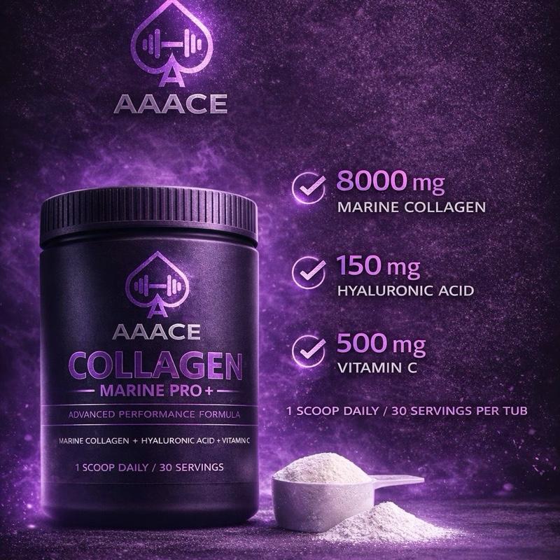 AAACE Collagen Marine Pro+ Advanced Body & Beauty Complex 300g Vanilla Flavour