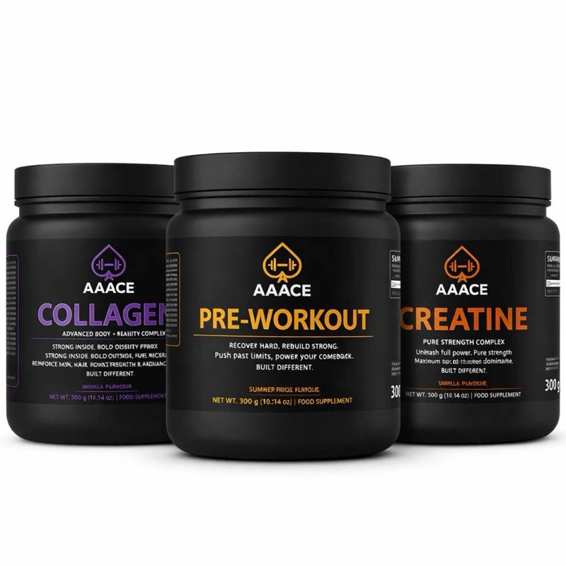AAACE Collagen Pre-Workout Creatine Advanced Body Building Complex for Strength Muscle Growth
